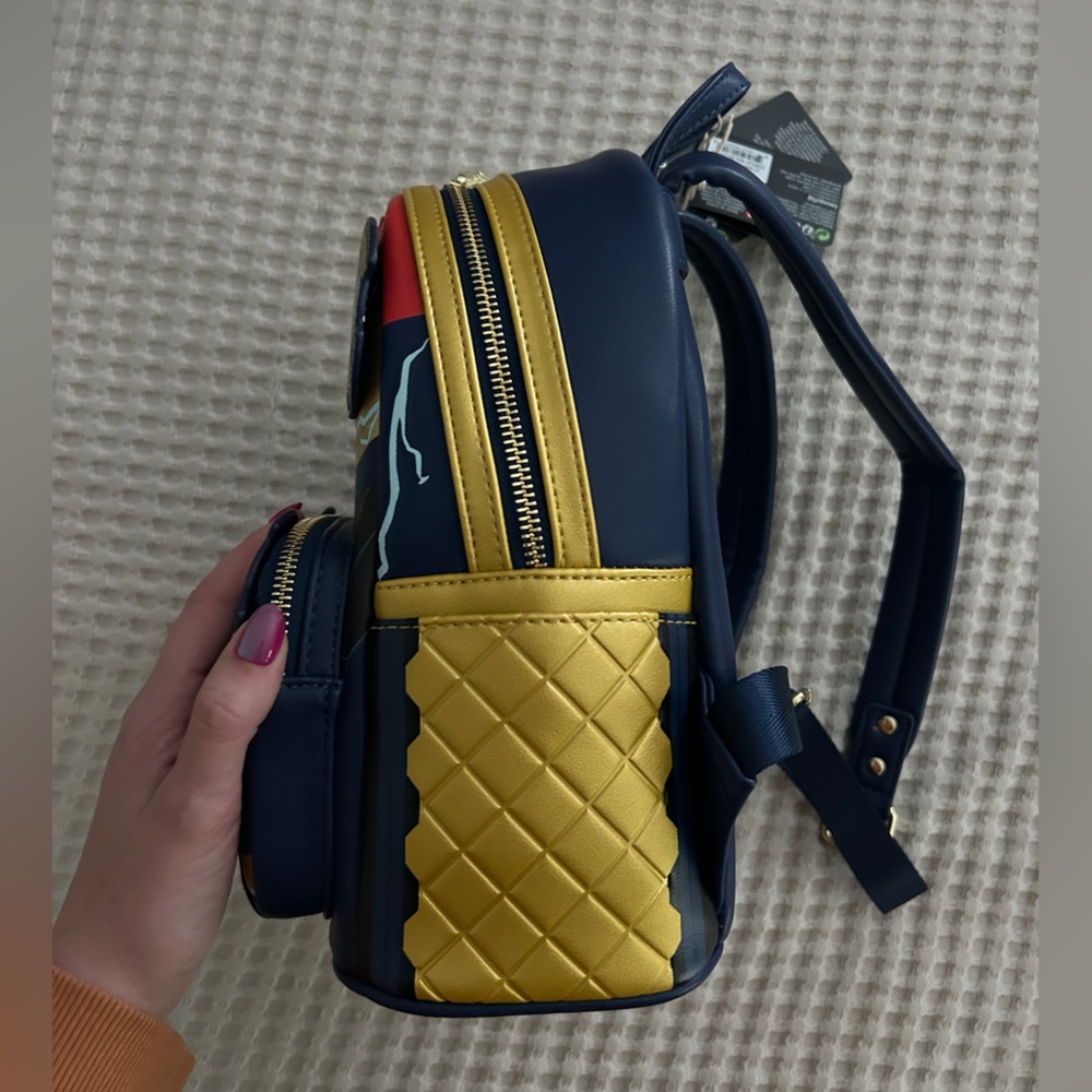 Disney Loungefly Marvel Thor Love and Thunder Glow in the Dark Mini Backpack NWT - Picture 3 of 8